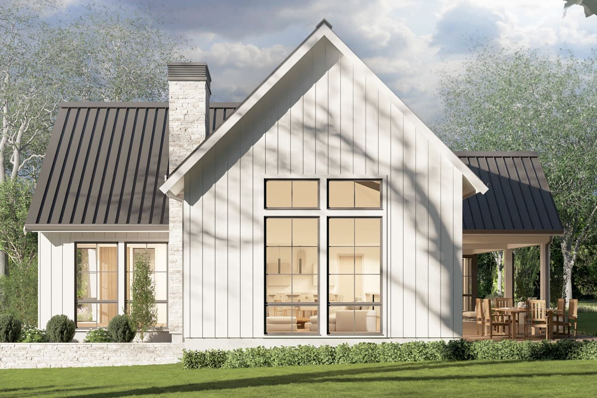 Plan 270105AF: 4-Bed Contemporary New American with Home Office - 3717 Sq Ft - Image #7 - Contemporary, New American