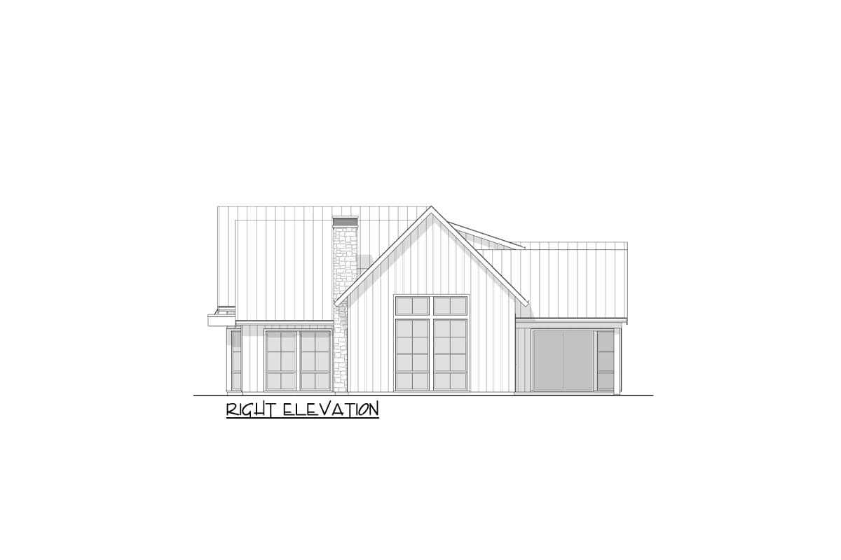 Plan 270105AF: 4-Bed Contemporary New American with Home Office - 3717 Sq Ft - Image #12 - Contemporary, New American