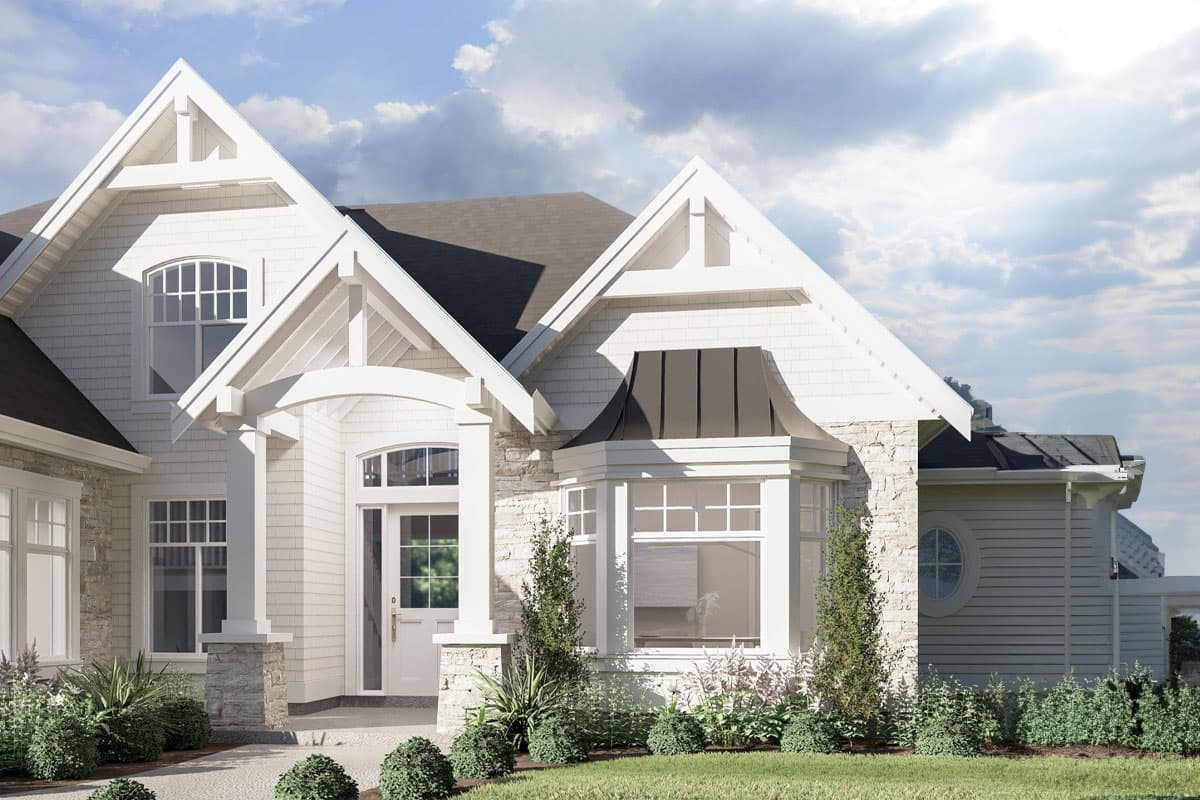 Plan 270107AF: 4-Bed Craftsman House Plan with Two-Story Great Room - 3618 Sq Ft - Image #23 - Country, Craftsman, New American, Traditional