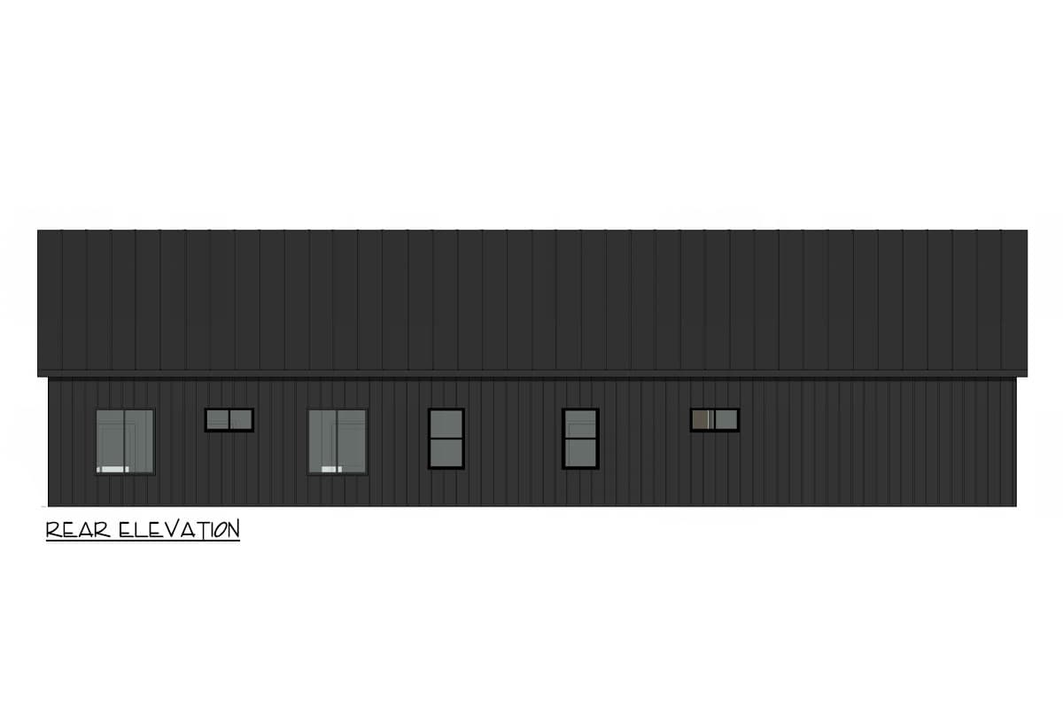 Plan 420162WNT: 3-Bed Farmhouse-Style Home Plan with 2-Car Garage - 1596 Sq. Ft. - Image #4 - Cabin, Cottage, Farmhouse, Modern Farmhouse, New American