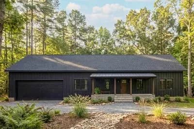 3-Bed Farmhouse-Style Home Plan with 2-Car Garage - 1596 Sq. Ft.