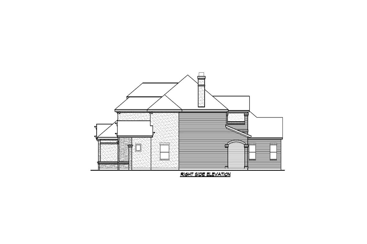 Plan 36417TX: Beautiful Barrel Vaulted Ceilings - Image #5 - European