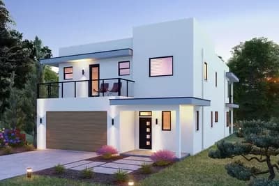Modern 2-Story House Plan with Two Master Suites - 2901 Sq Ft
