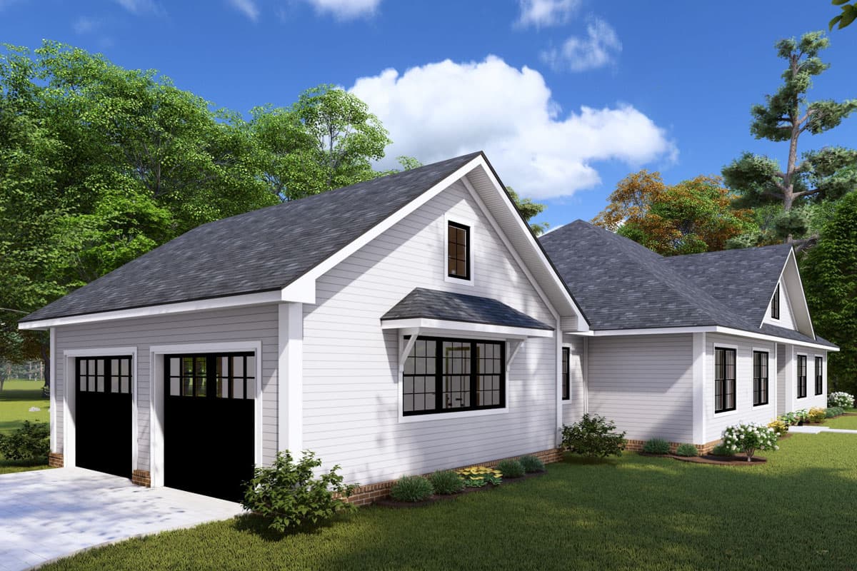 Plan 52360WM: Single Story Traditional Ranch House Plan with 3 Beds - 1938 Sq Ft - Image #6 - Ranch, Traditional