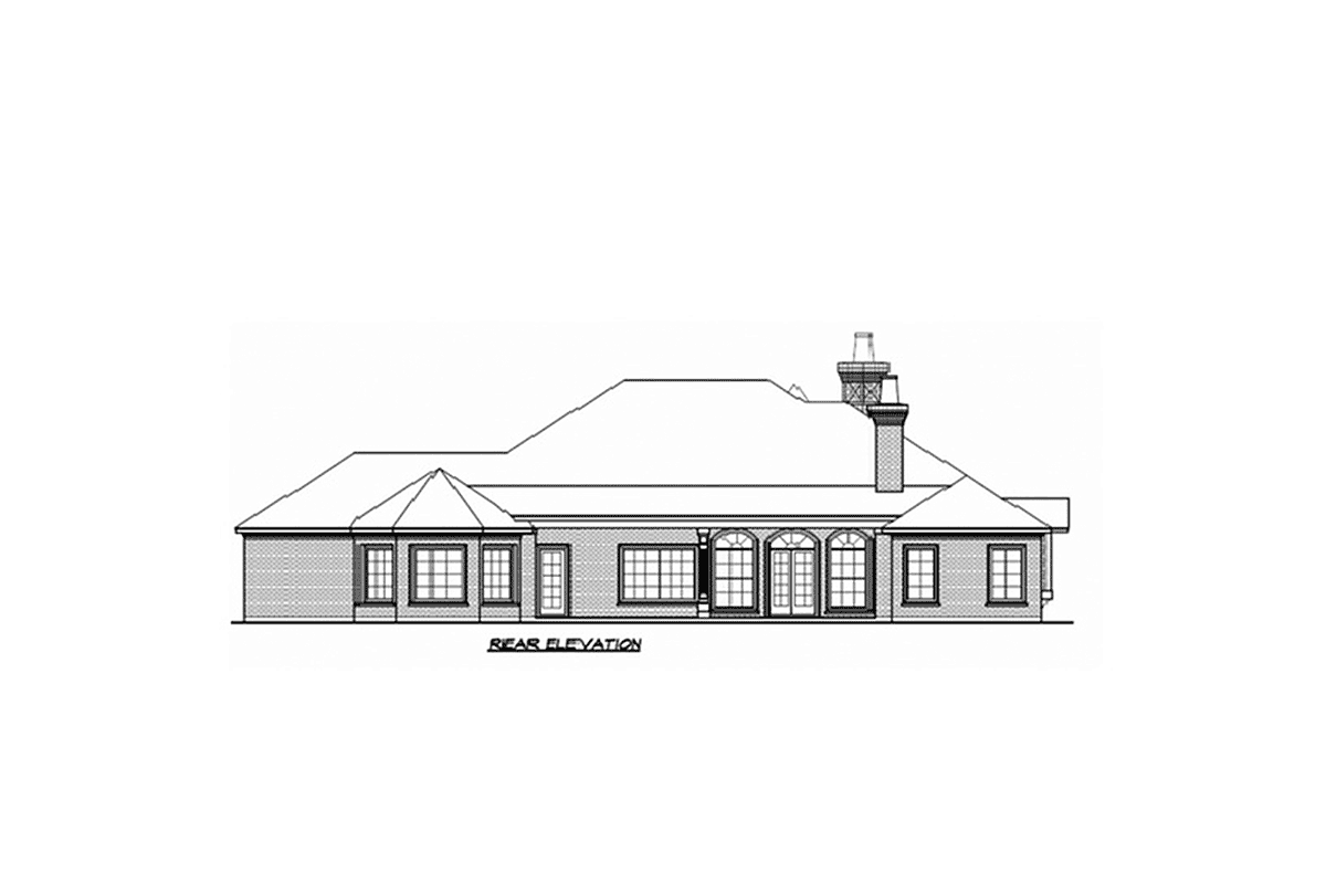 Plan 36424TX: 3 Bedroom Beauty With Game Room - Image #10 - European, French Country