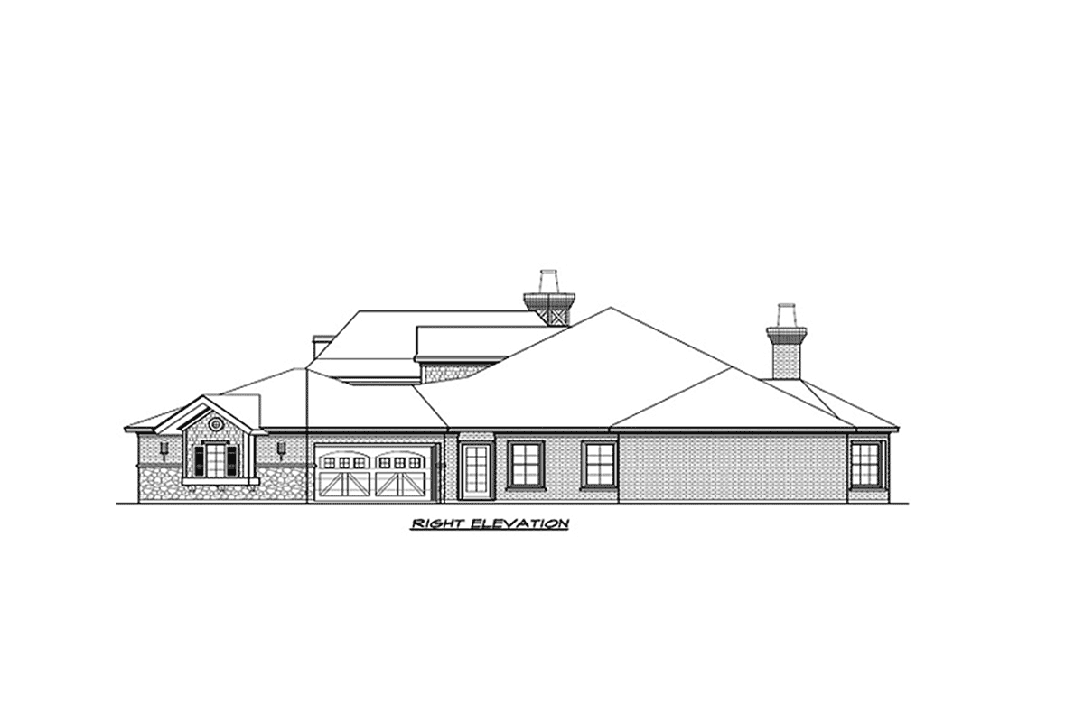 Plan 36424TX: 3 Bedroom Beauty With Game Room - Image #11 - European, French Country