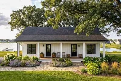 2-Bed Ranch Duplex with L-Shape Kitchen - 752 Per Unit