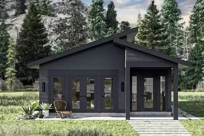 1-Bed Rustic Mountain ADU with Covered Porch - 858 Sq Ft