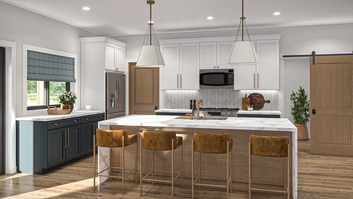 Plan 623393DJ: Two-Story Modern Farmhouse with Master Suite Laundry Access - 2454 Sq Ft - Image #8 - Country, Modern Farmhouse, New American
