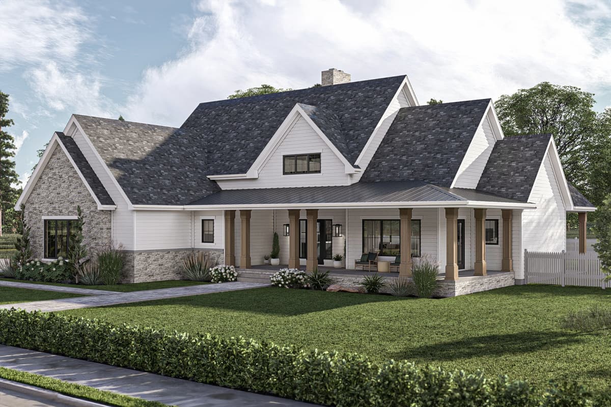 Plan 623393DJ: Two-Story Modern Farmhouse with Master Suite Laundry Access - 2454 Sq Ft - Image #21 - Country, Modern Farmhouse, New American