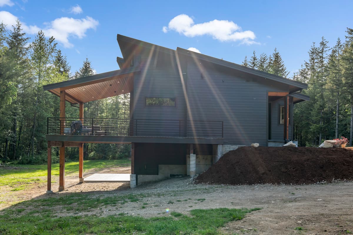 Plan 280217JWD: Mid-Century Modern House Plan with Flex Room and Finished Lower Level - 2783 Sq Ft - Image #5 - Contemporary, Mid Century Modern, Modern, Mountain, Northwest