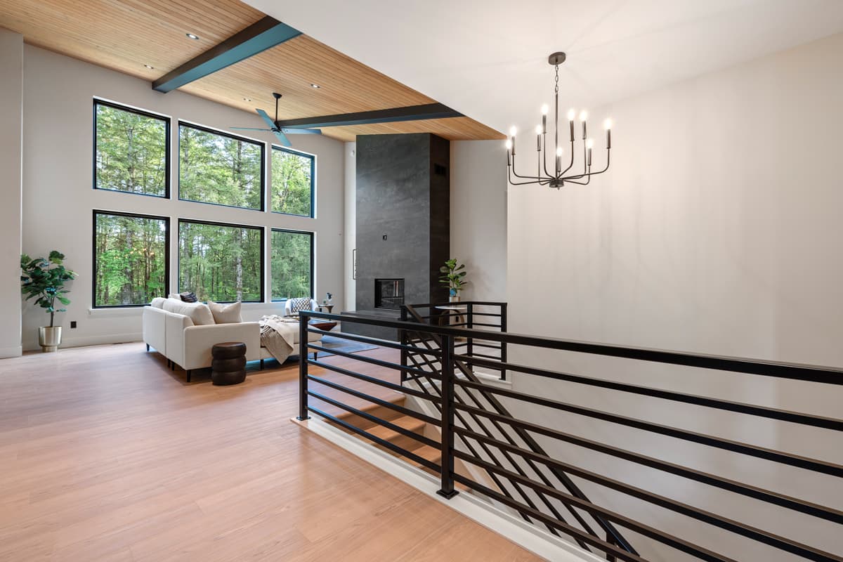 Plan 280217JWD: Mid-Century Modern House Plan with Flex Room and Finished Lower Level - 2783 Sq Ft - Image #16 - Contemporary, Mid Century Modern, Modern, Mountain, Northwest