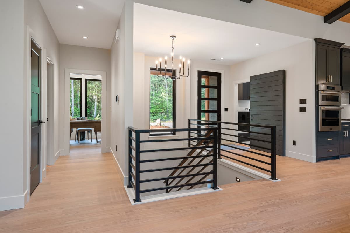 Plan 280217JWD: Mid-Century Modern House Plan with Flex Room and Finished Lower Level - 2783 Sq Ft - Image #35 - Contemporary, Mid Century Modern, Modern, Mountain, Northwest