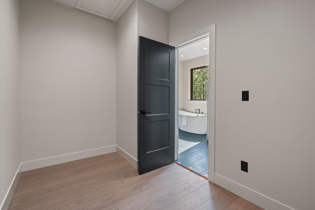 Plan 280217JWD: Mid-Century Modern House Plan with Flex Room and Finished Lower Level - 2783 Sq Ft - Image #49 - Contemporary, Mid Century Modern, Modern, Mountain, Northwest