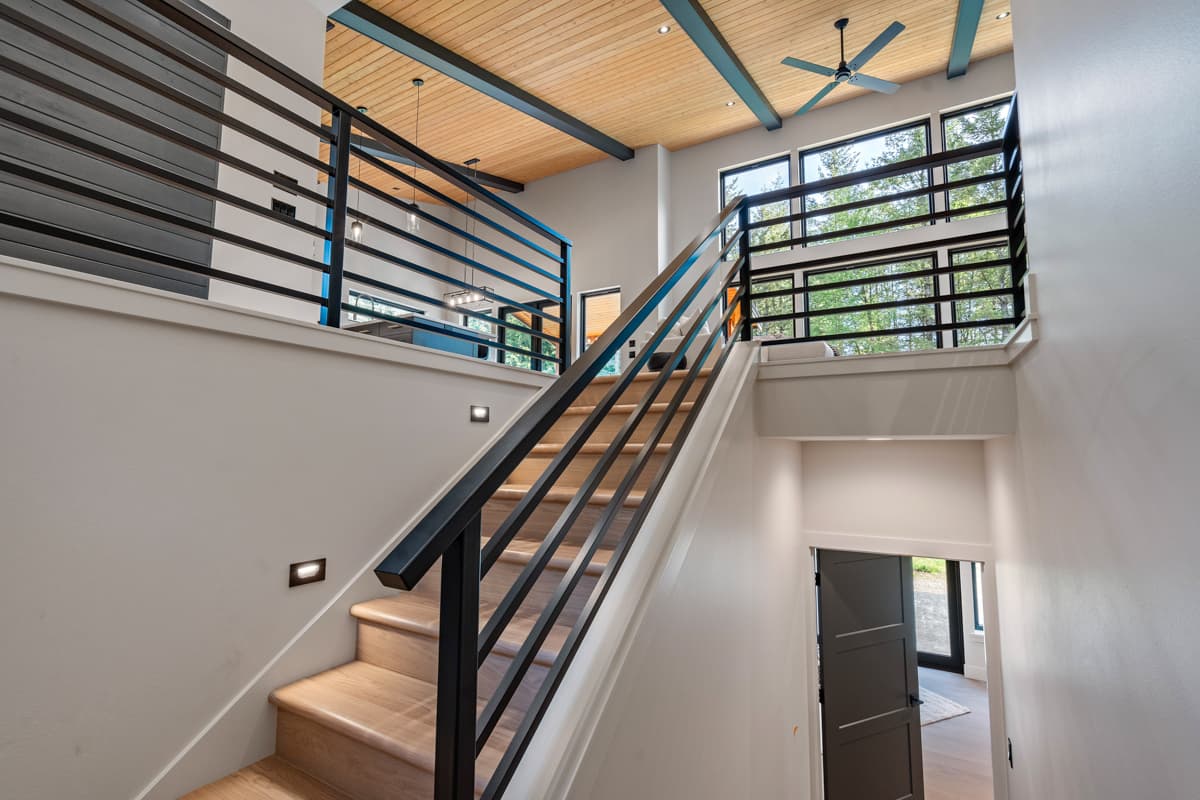 Plan 280217JWD: Mid-Century Modern House Plan with Flex Room and Finished Lower Level - 2783 Sq Ft - Image #52 - Contemporary, Mid Century Modern, Modern, Mountain, Northwest