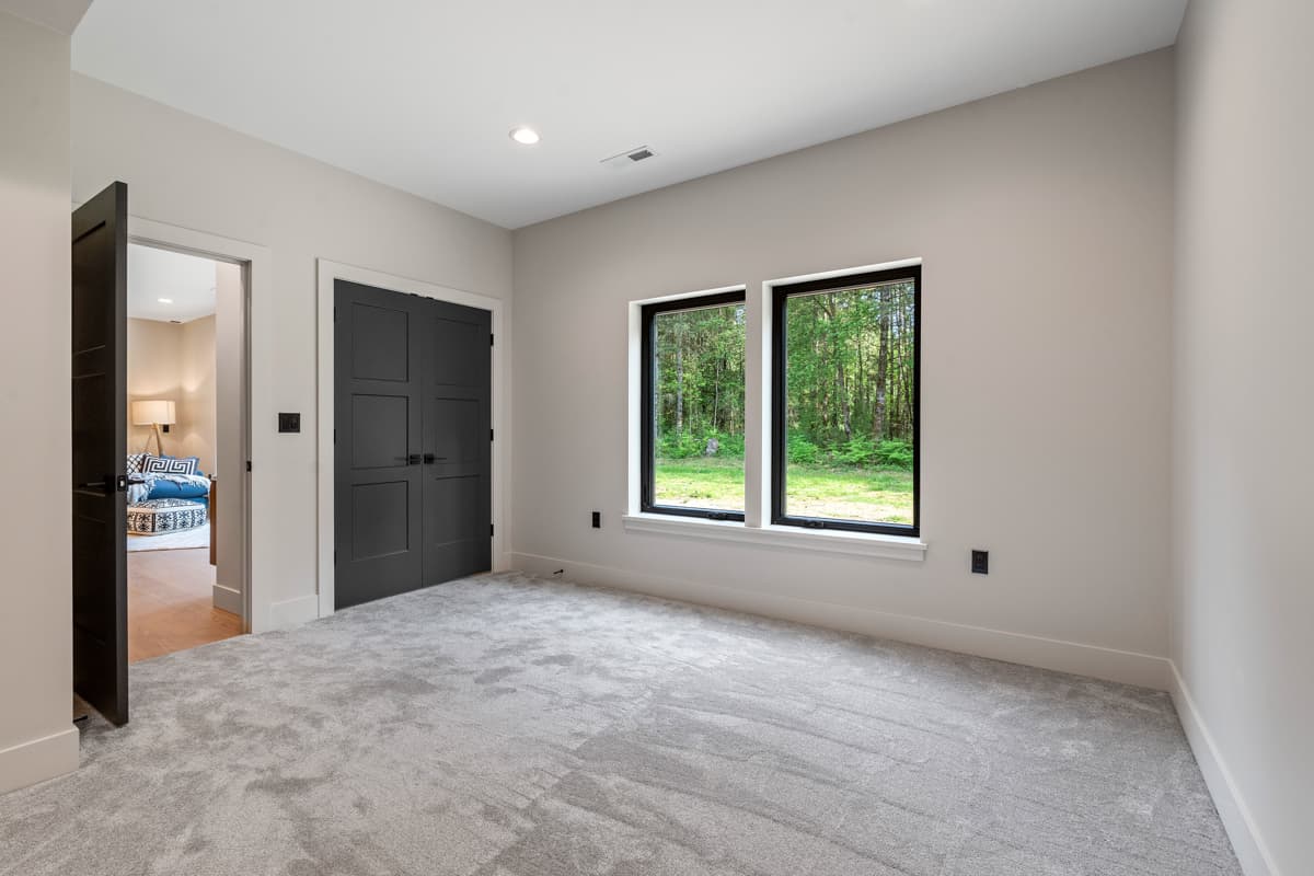 Plan 280217JWD: Mid-Century Modern House Plan with Flex Room and Finished Lower Level - 2783 Sq Ft - Image #62 - Contemporary, Mid Century Modern, Modern, Mountain, Northwest