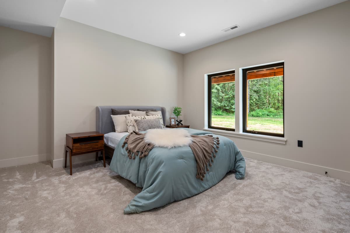 Plan 280217JWD: Mid-Century Modern House Plan with Flex Room and Finished Lower Level - 2783 Sq Ft - Image #59 - Contemporary, Mid Century Modern, Modern, Mountain, Northwest