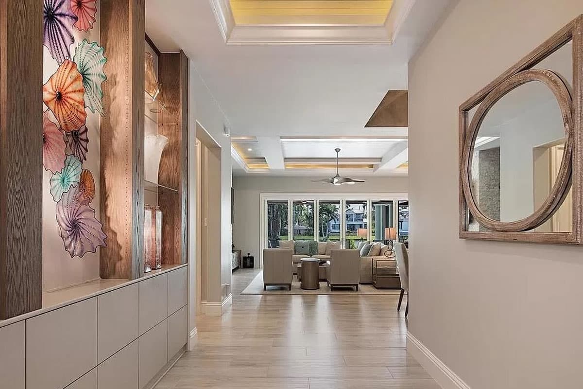 Plan 31859DN: 4-Bed Contemporary Coastal House Plan with Dual Master Baths - 4870 Sq Ft - Image #4 - Beach, Coastal, Coastal Contemporary, Florida-Style