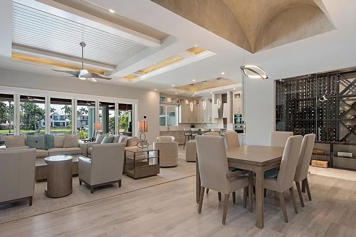 Plan 31859DN: 4-Bed Contemporary Coastal House Plan with Dual Master Baths - 4870 Sq Ft - Image #7 - Beach, Coastal, Coastal Contemporary, Florida-Style