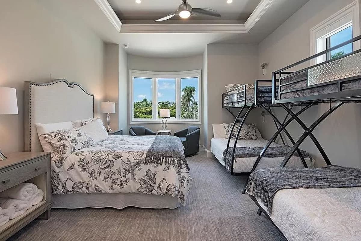 Plan 31859DN: 4-Bed Contemporary Coastal House Plan with Dual Master Baths - 4870 Sq Ft - Image #23 - Beach, Coastal, Coastal Contemporary, Florida-Style