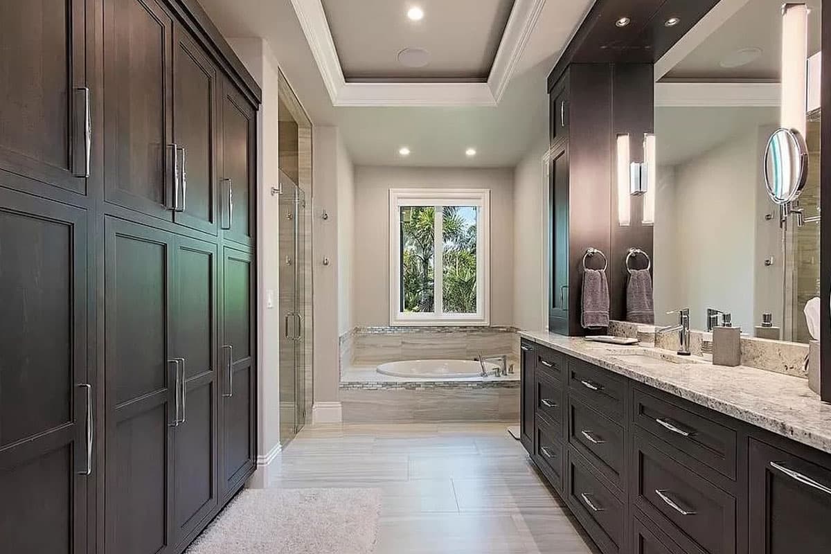 Plan 31859DN: 4-Bed Contemporary Coastal House Plan with Dual Master Baths - 4870 Sq Ft - Image #24 - Beach, Coastal, Coastal Contemporary, Florida-Style