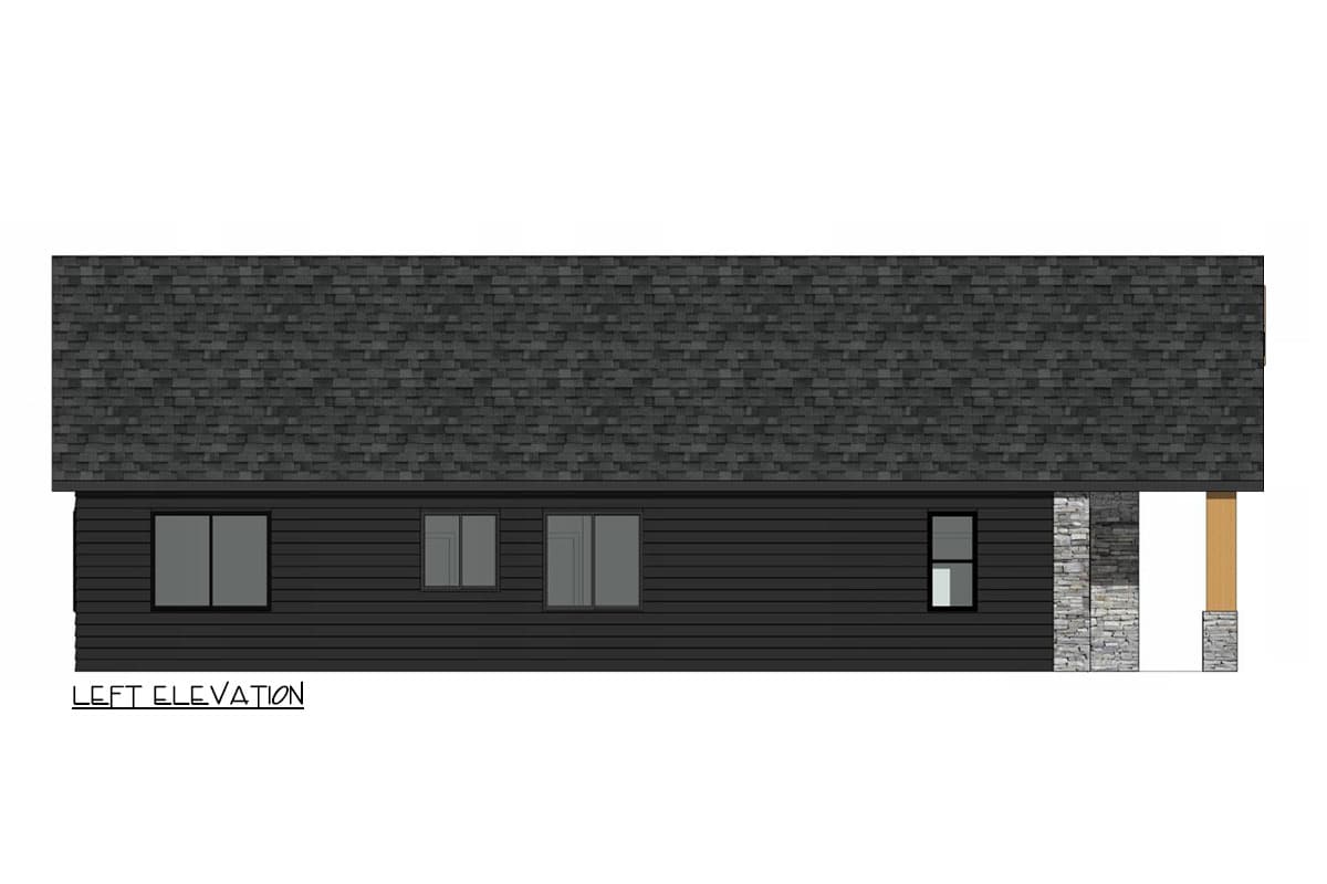 Plan 420165WNT: 3-Bed Craftsman Cottage House Plan with Vaulted Great Room - 1848 Sq Ft - Image #18 - Cabin, Cottage, Craftsman, Mountain, Ranch, Rustic