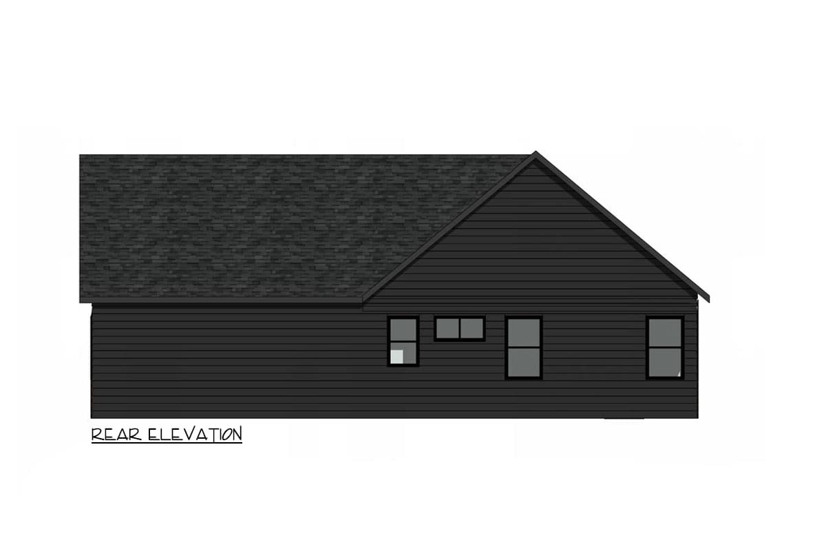 Plan 420165WNT: 3-Bed Craftsman Cottage House Plan with Vaulted Great Room - 1848 Sq Ft - Image #19 - Cabin, Cottage, Craftsman, Mountain, Ranch, Rustic