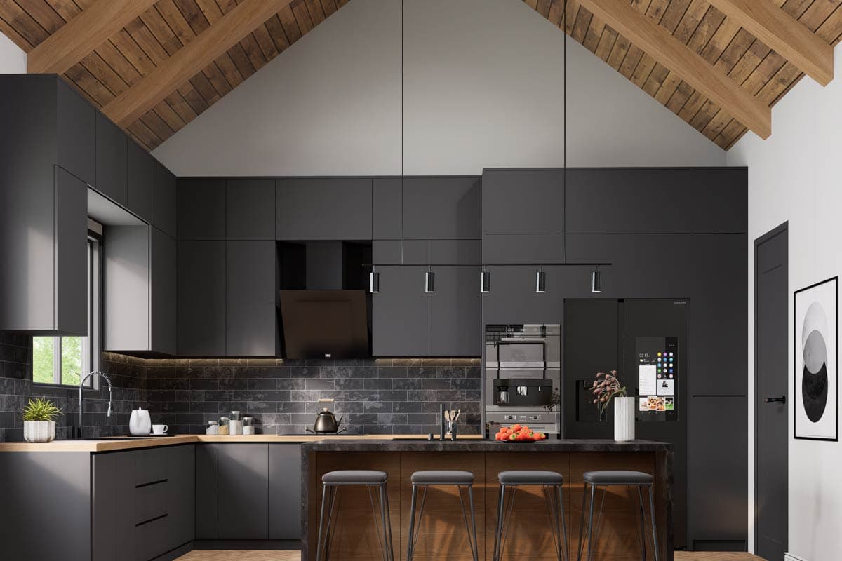 Plan 420165WNT: 3-Bed Craftsman Cottage House Plan with Vaulted Great Room - 1848 Sq Ft - Image #6 - Cabin, Cottage, Craftsman, Mountain, Ranch, Rustic