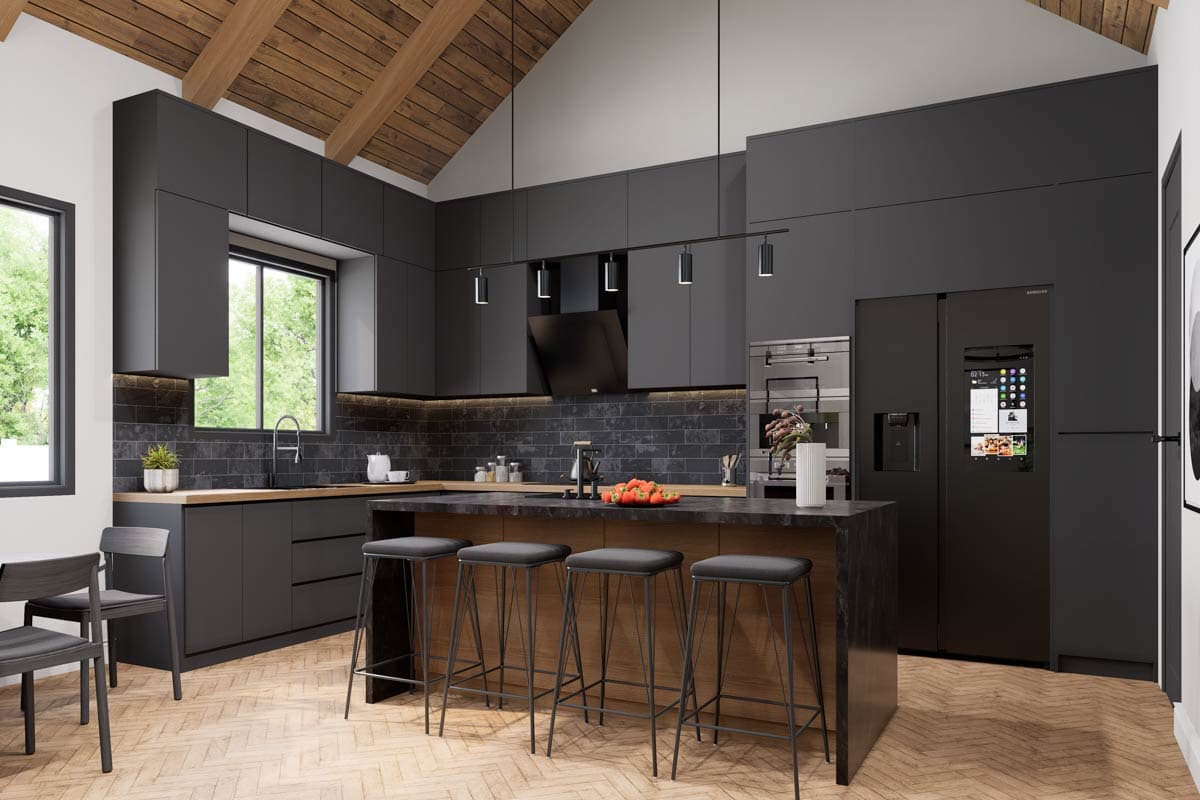 Plan 420165WNT: 3-Bed Craftsman Cottage House Plan with Vaulted Great Room - 1848 Sq Ft - Image #7 - Cabin, Cottage, Craftsman, Mountain, Ranch, Rustic