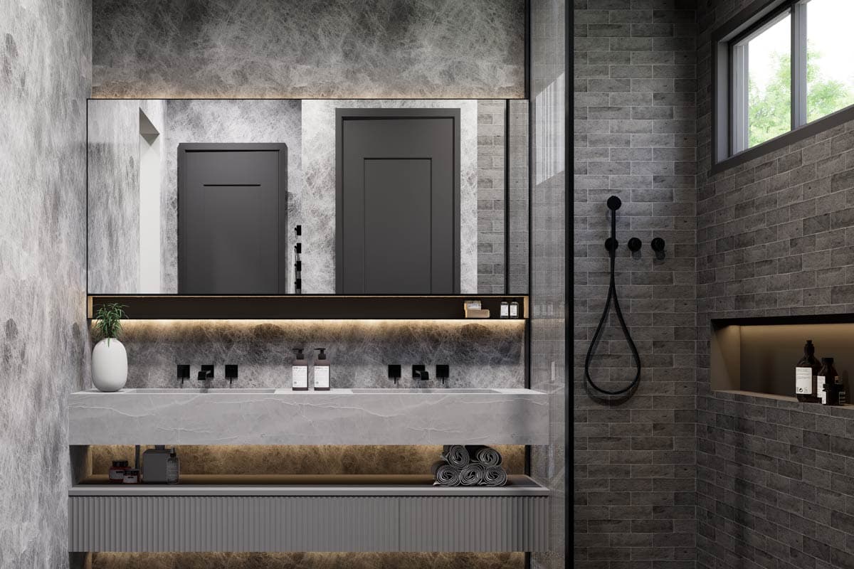 Plan 420165WNT: 3-Bed Craftsman Cottage House Plan with Vaulted Great Room - 1848 Sq Ft - Image #9 - Cabin, Cottage, Craftsman, Mountain, Ranch, Rustic