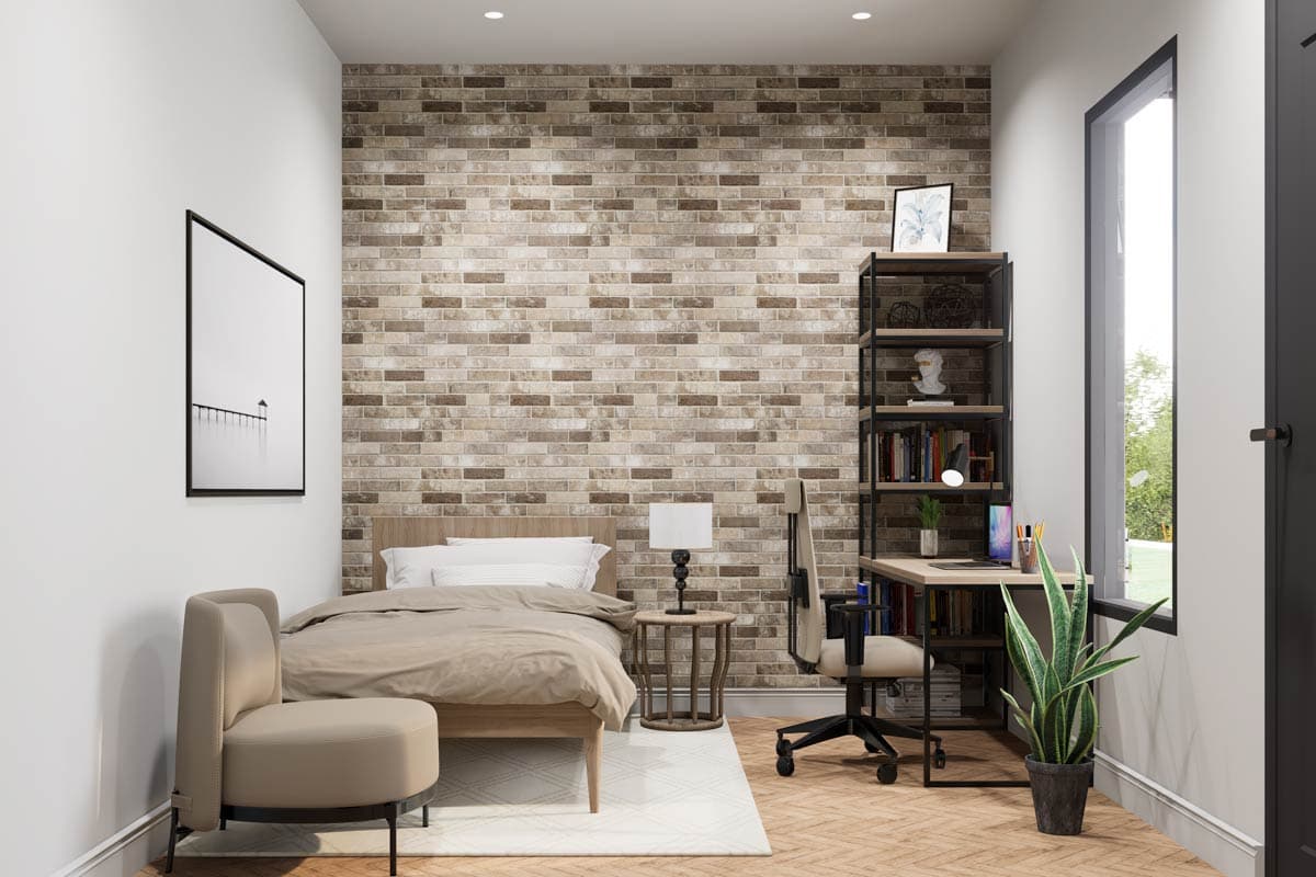 Plan 420165WNT: 3-Bed Craftsman Cottage House Plan with Vaulted Great Room - 1848 Sq Ft - Image #14 - Cabin, Cottage, Craftsman, Mountain, Ranch, Rustic