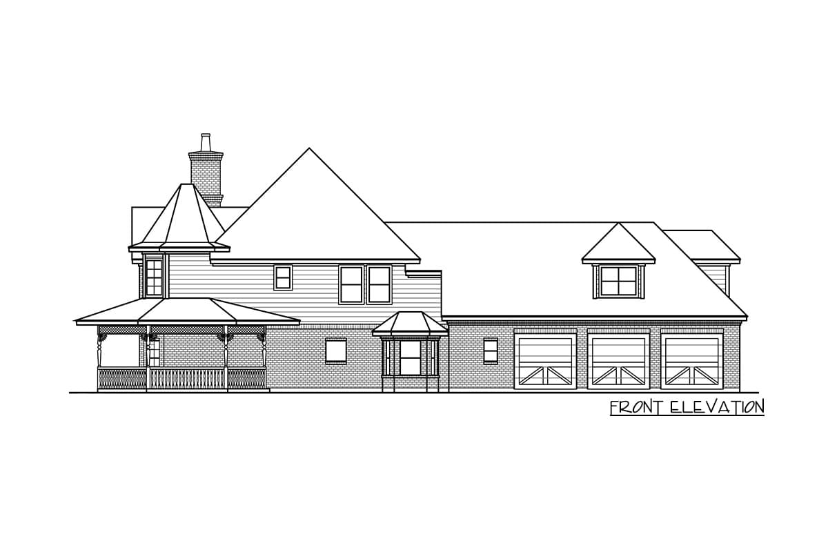 Plan 36430TX: Gingerbread Victorian House Plan - Image #23 - Victorian