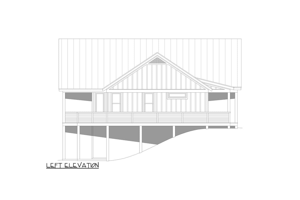 Plan 680375VR: 3 Bed Lake House Plan with Lower Level Expansion - 2185 Sq Ft - Image #5 - Craftsman, Mountain, New American