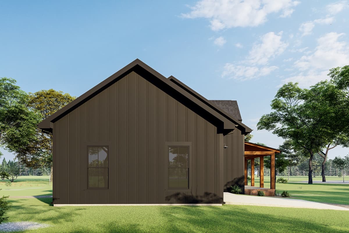 Plan 777072MTL: 2-Bed Modern Farmhouse Plan with 2-Car Garage - 1726 Sq Ft - Image #4 - Country, Farmhouse, Modern Farmhouse
