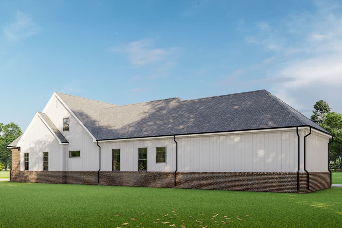 Plan 777073MTL: 4 Bed House Plan with Super Narrow Footprint - 2801 Sq Ft - Image #6 - New American, Traditional