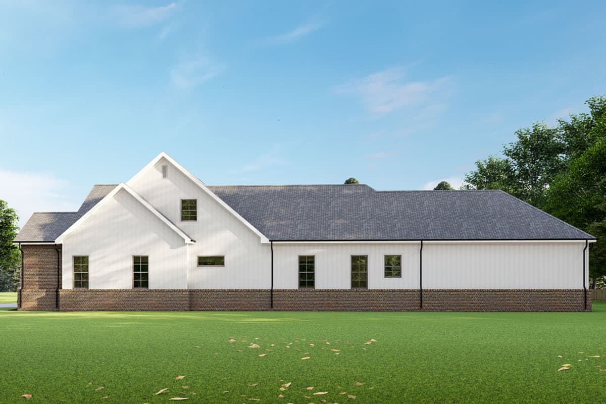 Plan 777073MTL: 4 Bed House Plan with Super Narrow Footprint - 2801 Sq Ft - Image #7 - New American, Traditional