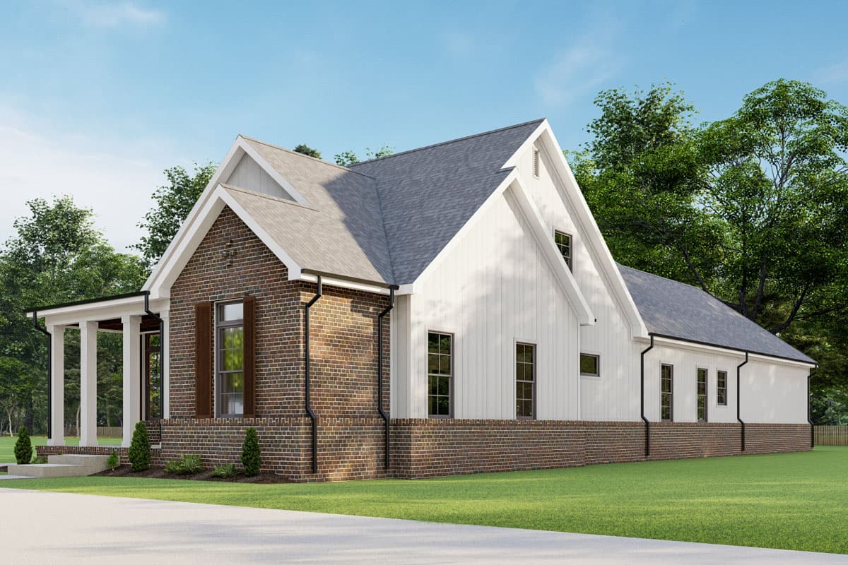 Plan 777073MTL: 4 Bed House Plan with Super Narrow Footprint - 2801 Sq Ft - Image #8 - New American, Traditional