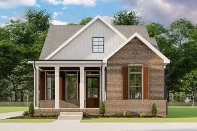 4 Bed House Plan with Super Narrow Footprint - 2801 Sq Ft