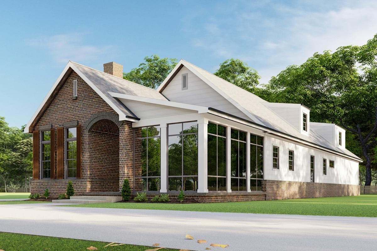 Plan 777074MTL: Super Narrow House Plan with 4 Bedrooms and an Open Concept Layout - 2745 Sq. Ft. - Image #9 - New American, Traditional