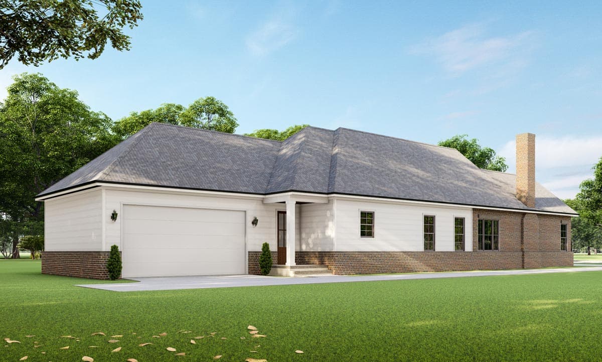 Plan 777074MTL: Super Narrow House Plan with 4 Bedrooms and an Open Concept Layout - 2745 Sq. Ft. - Image #5 - New American, Traditional