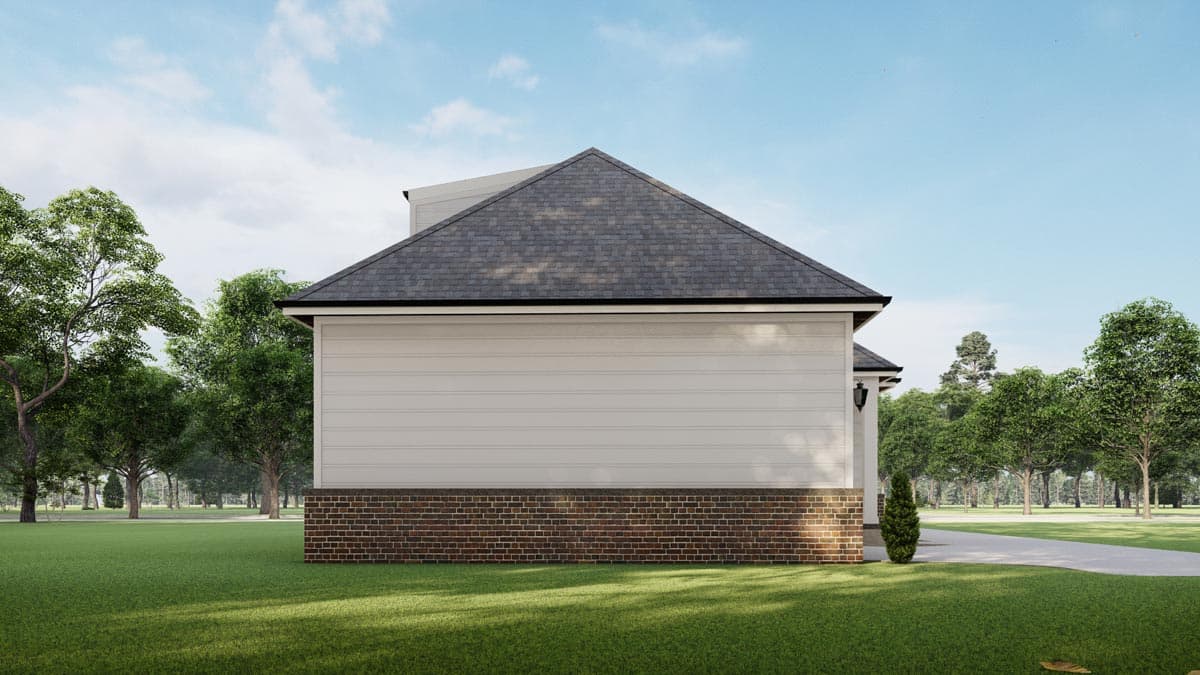 Plan 777074MTL: Super Narrow House Plan with 4 Bedrooms and an Open Concept Layout - 2745 Sq. Ft. - Image #6 - New American, Traditional