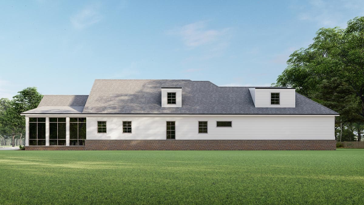 Plan 777074MTL: Super Narrow House Plan with 4 Bedrooms and an Open Concept Layout - 2745 Sq. Ft. - Image #8 - New American, Traditional