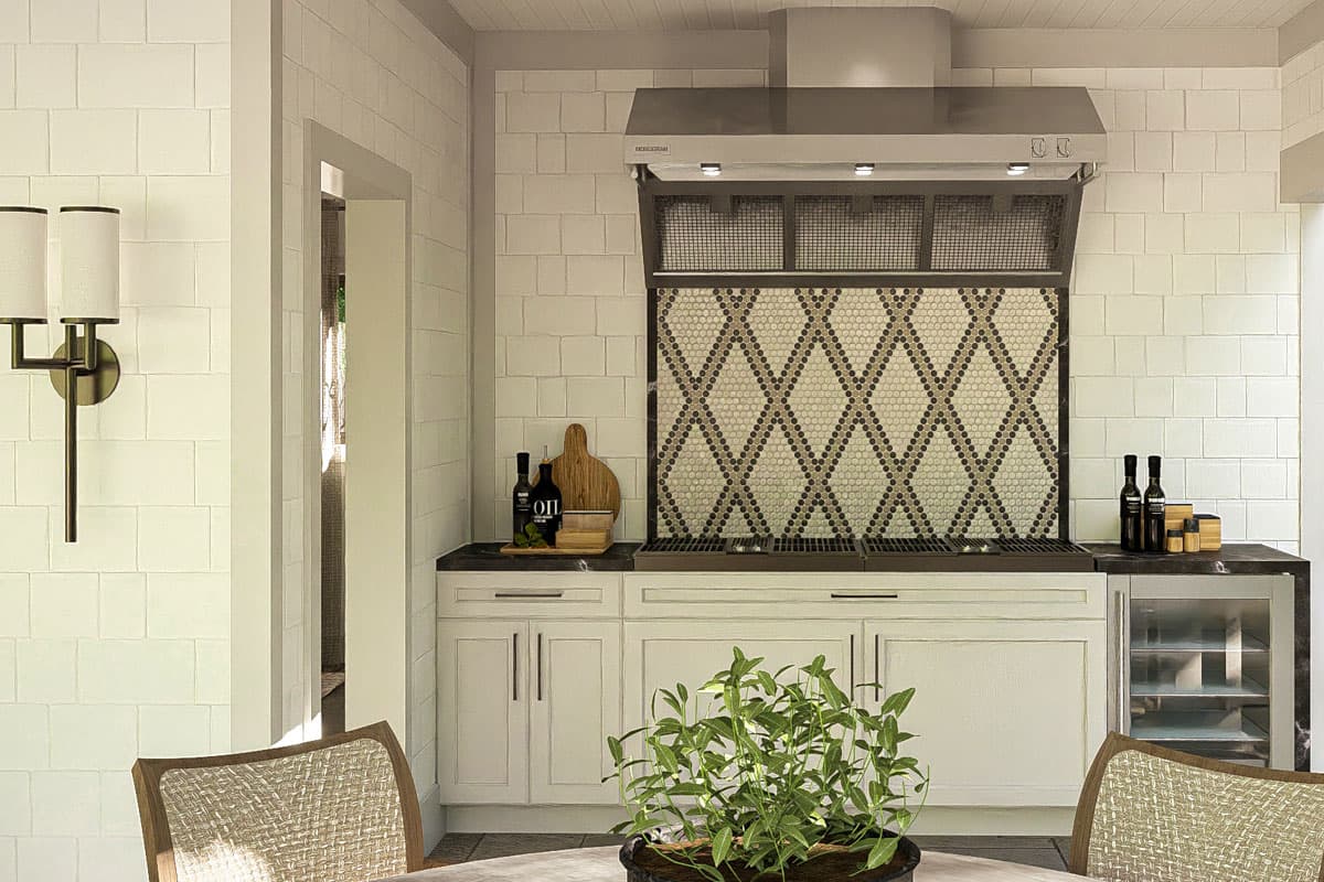 Plan 623396DJ: Craftsman Style Pool House with One Bath - 386 Sq Ft - Image #8 - Craftsman, Traditional