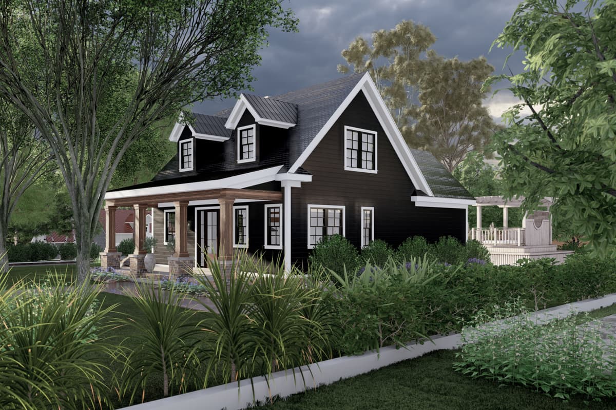 Plan 865022SHW: 3-Bed Cape House Plan with Vaulted Master on Main Floor - 1544 Sq Ft - Image #19 - Cape Cod, Cottage, Country, Modern Farmhouse, New American