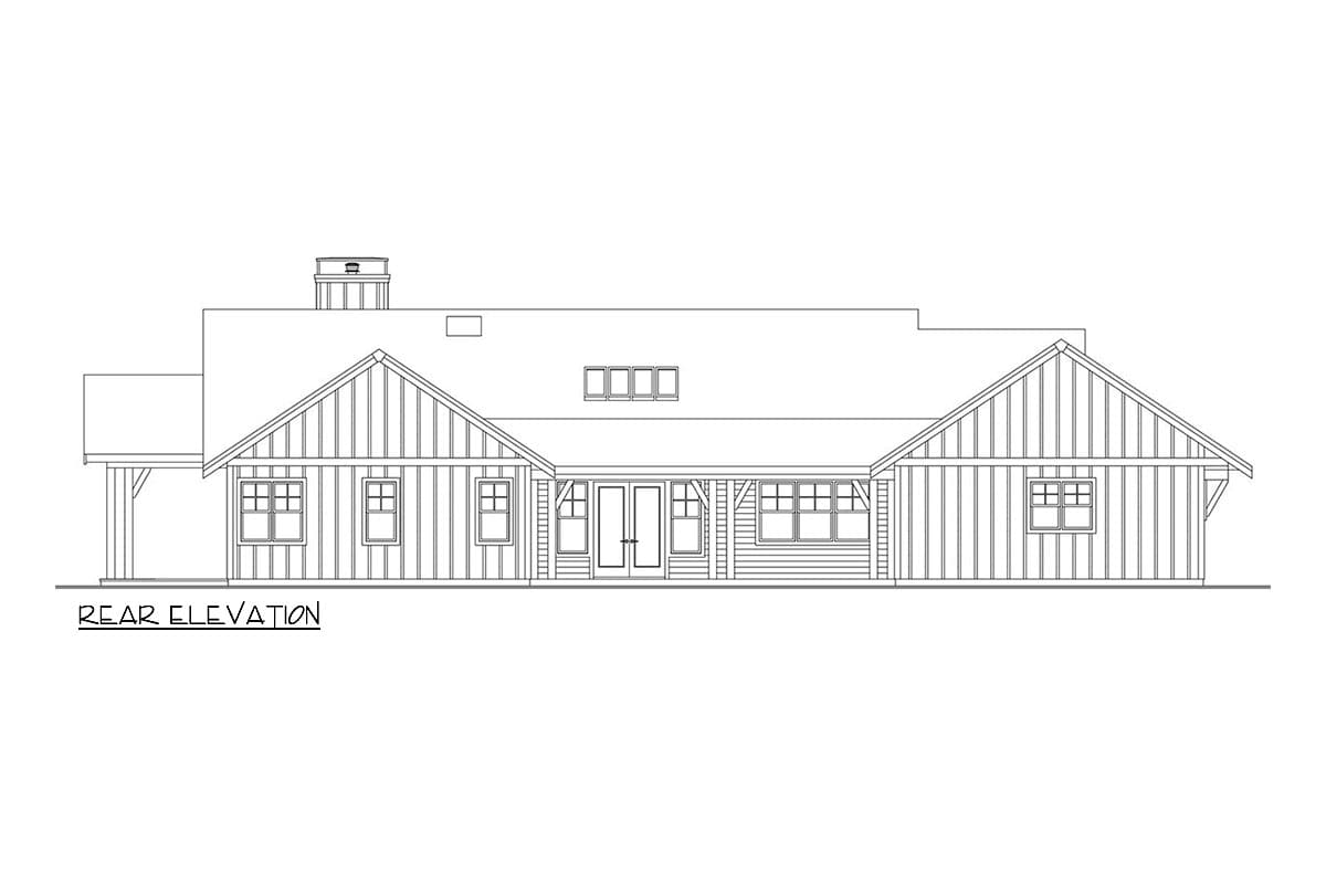 Plan 72422DA: New American House Plan with Two Master Suites - 2808 Sq Ft - Image #8 - New American, Ranch