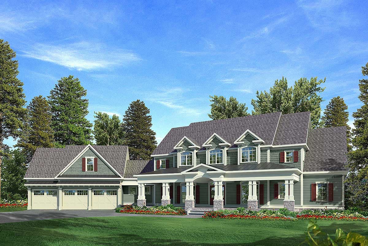 Plan 3645DK: Craftsman with a Farmhouse Touch - Image #6 - Craftsman, Farmhouse, New American, Northwest