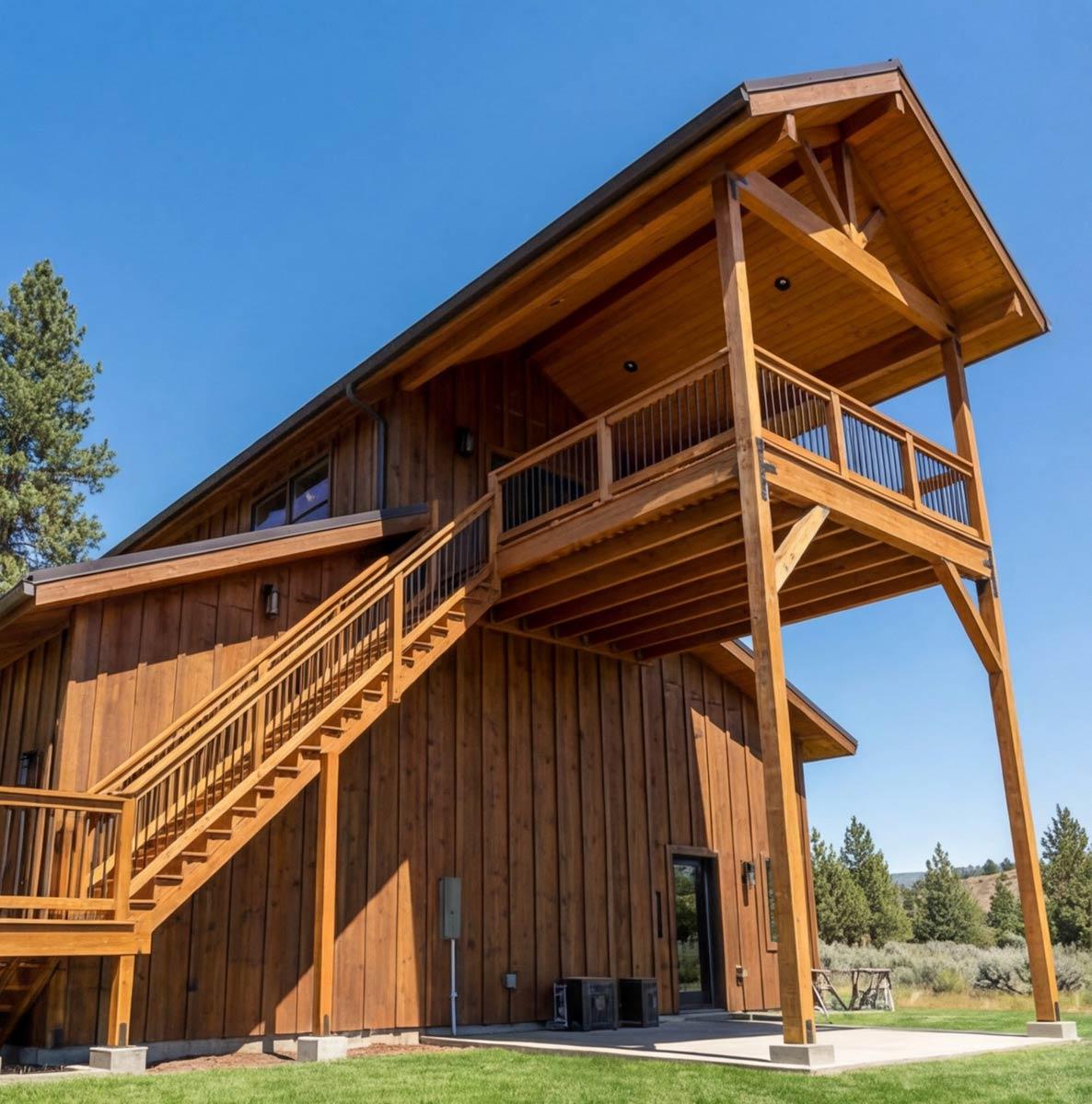 Plan 307703RAD: RV-Friendly Barndominium with Stick Framing and Living Space Above - 828 Sq Ft - Image #5 - Barndominium, Country, Traditional