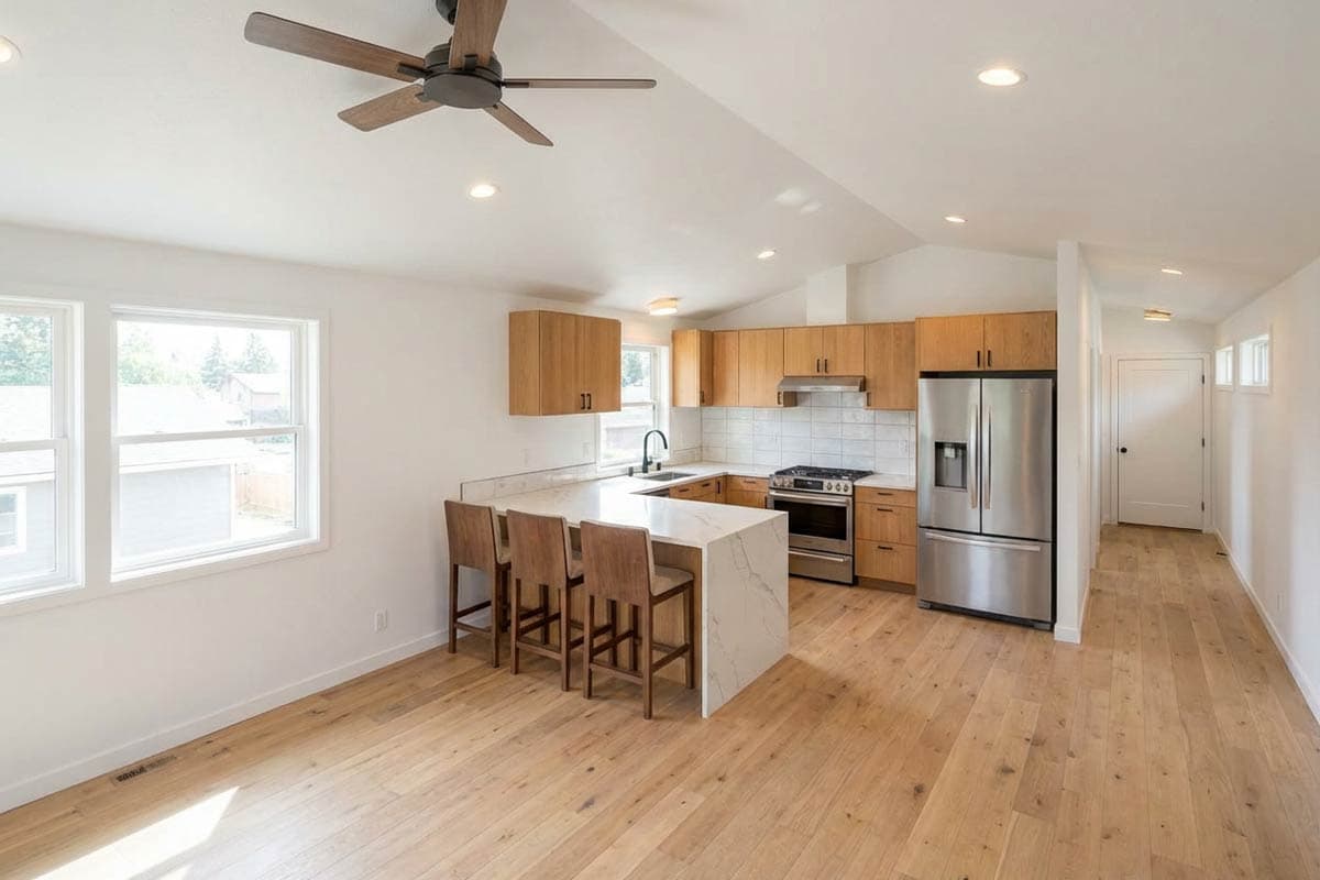 Plan 307703RAD: RV-Friendly Barndominium with Stick Framing and Living Space Above - 828 Sq Ft - Image #9 - Barndominium, Country, Traditional