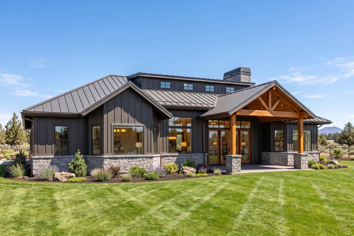 Plan 307704RAD: Craftsman Ranch House Plan with 3 Beds and Two-Story Great Room - Image #5 - Craftsman, Hill Country, Mountain, Ranch