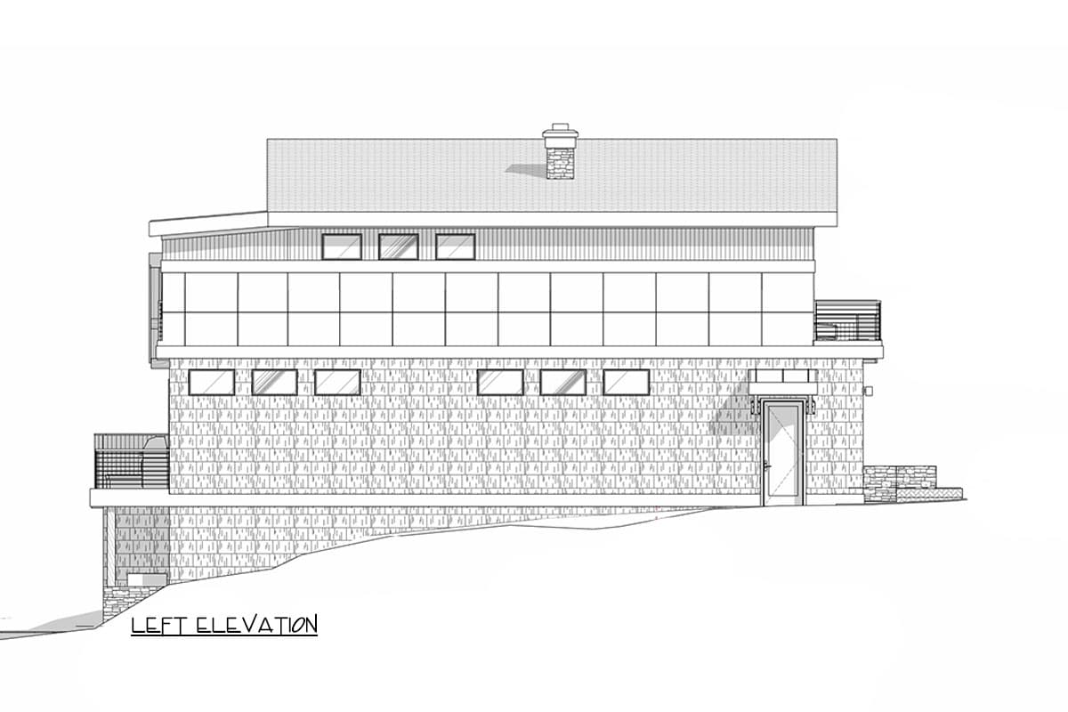 Plan 307706RAD: 2-Story Modern House Plan with Main Level Master Suite - 3669 Sq Ft - Image #21 - Mid Century Modern, Modern, Northwest